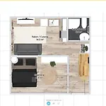 Le 12 - Joli F2 Neuf, Centre - Stationnement Gratuit * Miluza