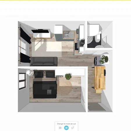 # Le 12 # Joli F2 Neuf, Centre Apartment